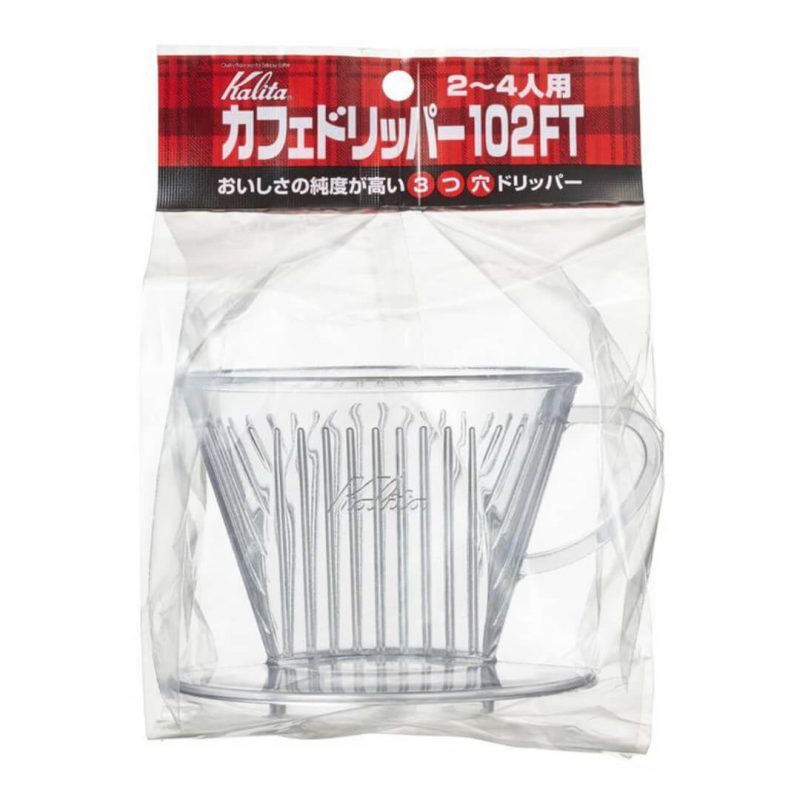 Kalita Cafe Dripper 102 FT (Clear) - Image 3